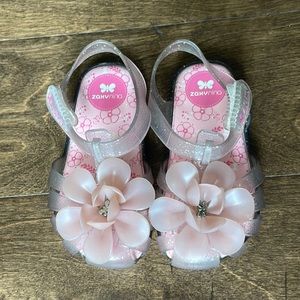 Zaxy Nina Blossom Glitter Jelly Sandals